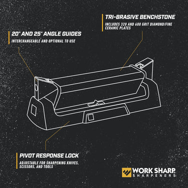 Work Sharp Benchstone Knife Sharpener,