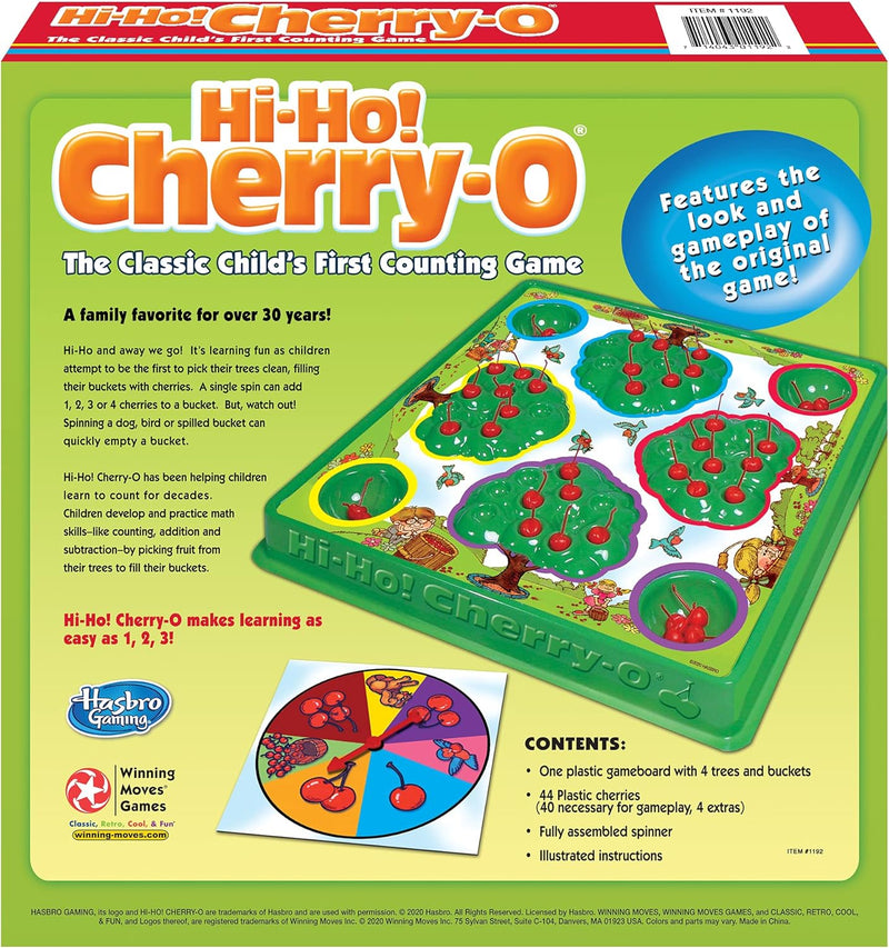 Load image into Gallery viewer, Winning Moves HI-Ho Cherry-O Games USA, The Classic Child&#39;s First Counting Game, for 2 to 4 Players, Ages 3+
