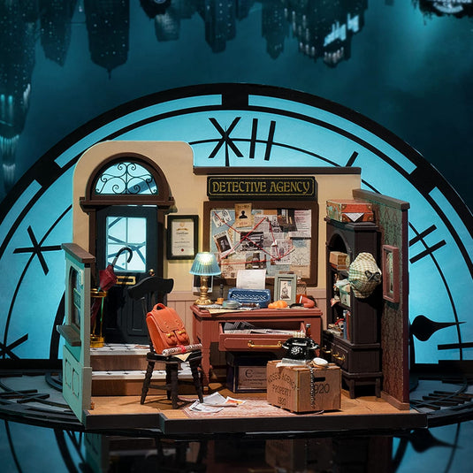 Rolife Mose's Detective Agency DIY Book Nook Kit
