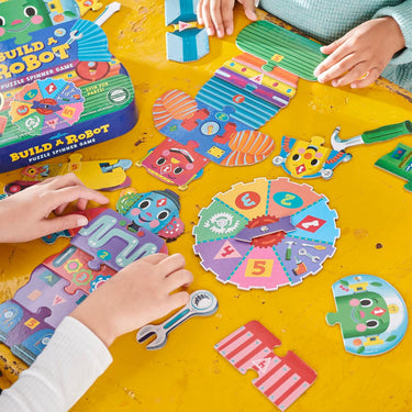 eeBoo: Build a Robot Spinner Game