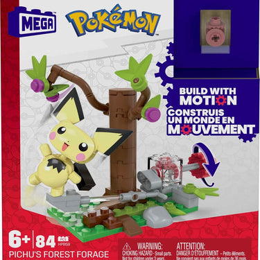 MEGA Pokémon Pichu's Forest Forage with 84 Pieces