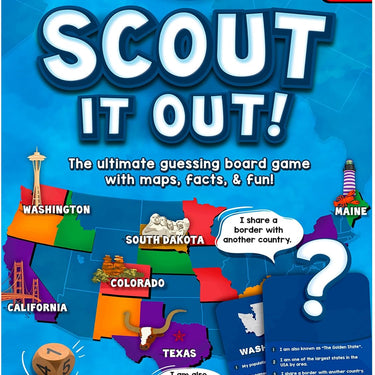 Skillmatics Board Game - Scout It Out 50 States