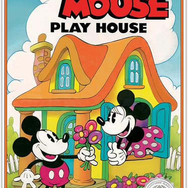 Colorforms — Mickey Mouse Play House Retro Play Set