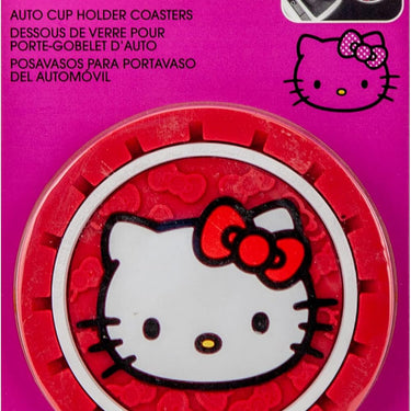 Plasticolor Hello Kitty Cup Holder Coaster 2-Pack