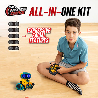FAWAJON Hyper Drive Smart-Bot Coding Robot Kit for Kids – STEM Robotics Toy with Easy Programming for Beginners – Build, Code & Play Educational Robot