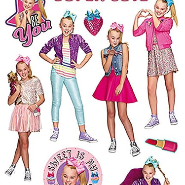 JoJo Siwa - Standard 4 Sheet, Multicolor, 5"