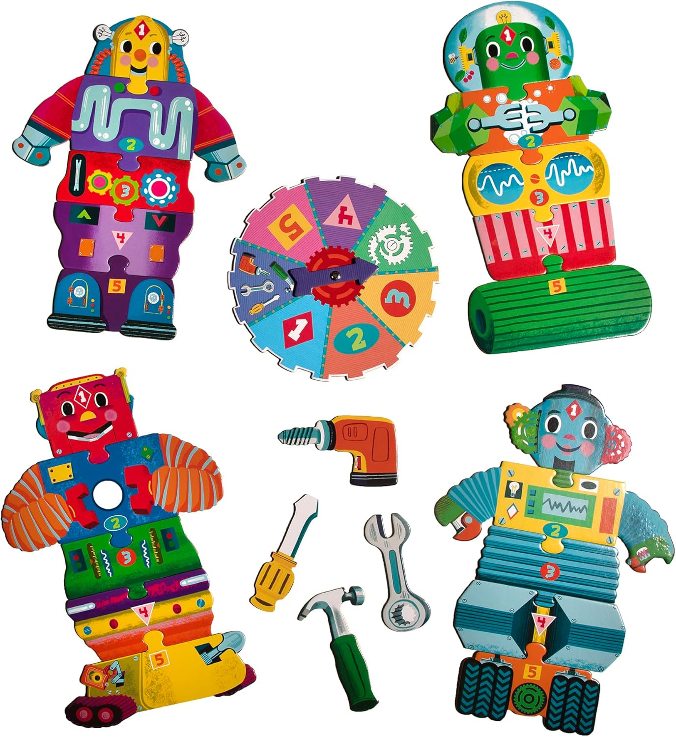 eeBoo: Build a Robot Spinner Game – The General Store Spokane