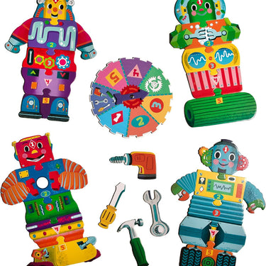 eeBoo: Build a Robot Spinner Game