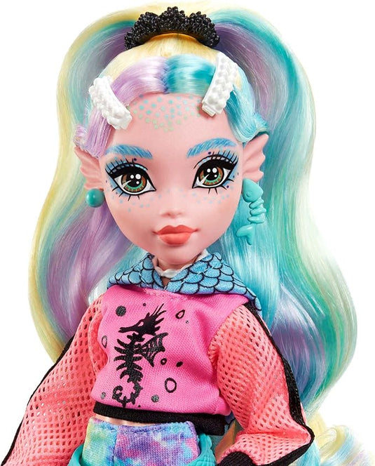 Monster High Doll, Lagoona Blue with Colorful Streaked Hair in Signature Look