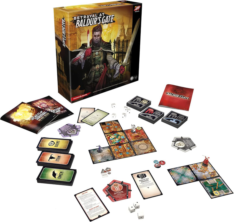 Load image into Gallery viewer, Avalon Hill Hasbro Gaming Betrayal at Baldur&#39;s Gate Modular Board Hidden Traitor Game,Ages 12 and Up,D&amp;D,Based on Betrayal at House on The Hill
