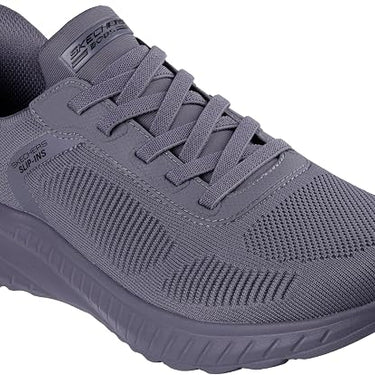 Skechers Men's Slip-ins: BOBS Sport Squad Chaos - Solid Step (Dark Grey) Size 12