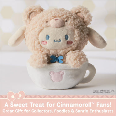 GUND Sanrio Official Hello Kitty and Friends Cinnamoroll Café Latte Teddy Bear Plush