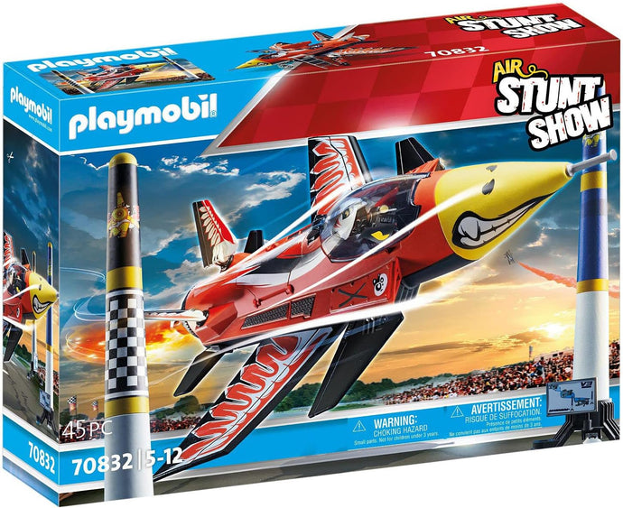Air Stunt Show 70832 Eagle Jet, Toy Plane with Wind-up Motor, Aeroplane Toy for 5+ Year Olds