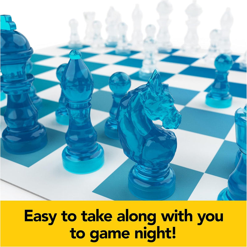 Load image into Gallery viewer, Pack &amp; Go Chess &amp; Checkers Board Game from Spin Master Games Portable 2-Player Games Chess Board Chess Set for Adults and Kids Ages 8 and up
