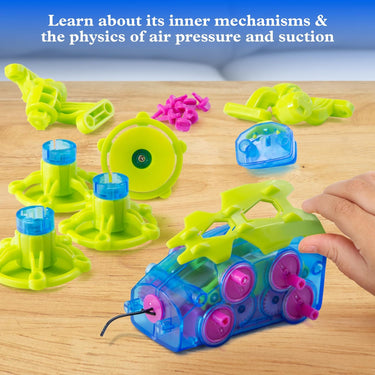 Thames & Kosmos GeckoBot 2.0 STEM Experiment Kit | Build a Wall-Climbing Gecko Robot