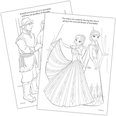 Disney Frozen 2 Anna and Elsa Coloring and Activity Carry Set with Sticker Sheets