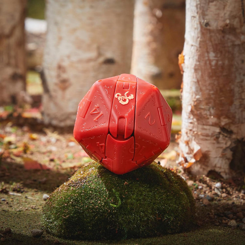 Load image into Gallery viewer, Dungeons &amp; Dragons Honor Among Thieves D&amp;D Dicelings Red Dragon Themberchaud Collectible, Monster Dice Converting Giant d20 Action Figures Role Playing Dice
