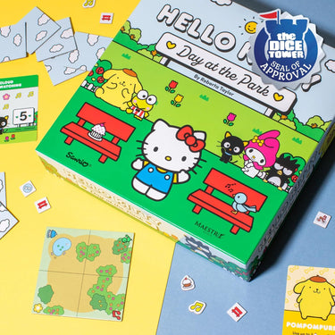 Hello Kitty: Day at The Park - Tile Laying Family Board Game