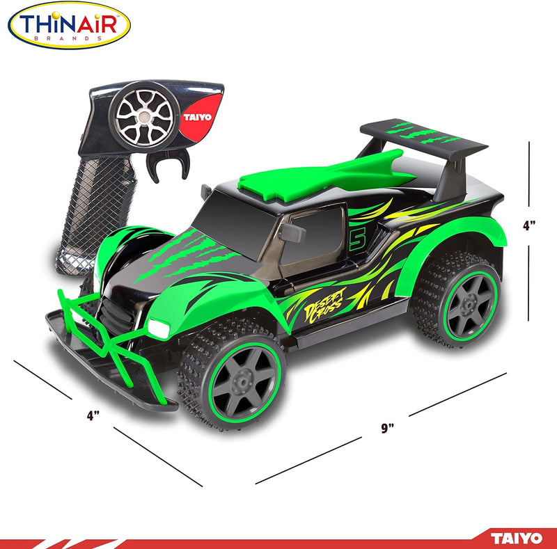 Load image into Gallery viewer, RC Desert Cross - Glow in The Dark Car, 1:18 Scale, High Speed Remote Control Vehicle for Kids and Adults, 2.4GHz Off Road Monster Truck Toy, All Terrain Electric Vehicle Gift, Green Glow

