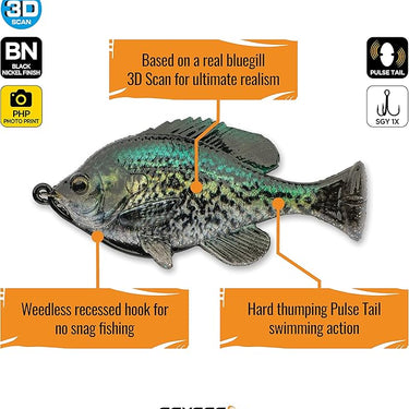 Savage Gear Pulse Tail Bluegill (Crappie)