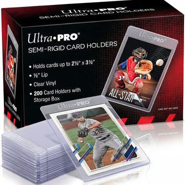 Semi-Rigid 1/2" Lip Sleeves (200-Count) - Ultra Pro Top loaders