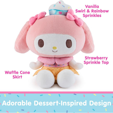 GUND Sanrio Hello Kitty and Friends My Melody Ice Cream Plush