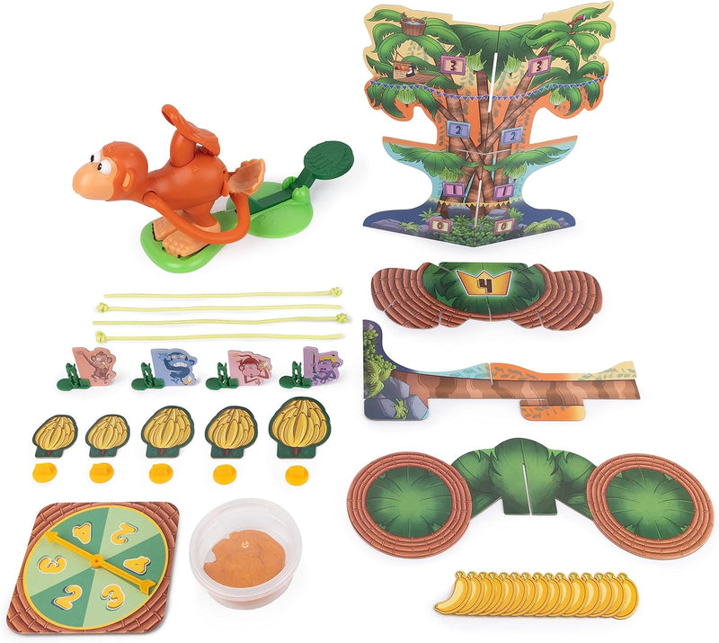 Load image into Gallery viewer, Spin Master Games, Monkey See Monkey Poo, Interactive Monkey Kids Game, Includes Banana-Scented Squishy Dough, Funny Sensory Toy, 2-4 Players, for Ages 4 &amp; Up
