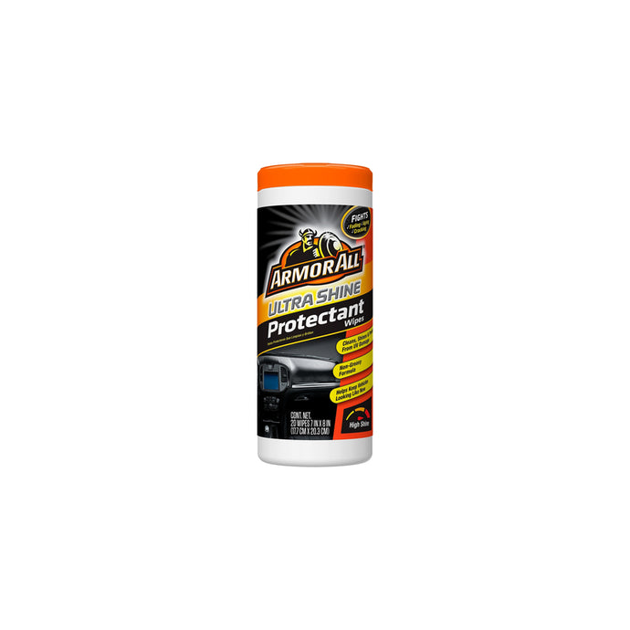 Armor All Ultra Shine Plastic/Rubber/Vinyl Protectant Wipes 20 ct