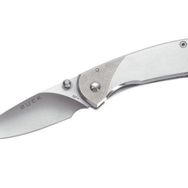 Buck Knives Nobleman Silver 420 Steel 6.38 in. Folding Knife
