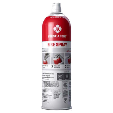 First Alert EZ Fire Spray 18 oz Fire Suppressor For Household OSHA Agency Approval