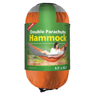 Coghlans Double Parachute Hammock Orange/Grey