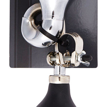 Bell Sports Honker 300 Steel Bugle Horn Silver/Black