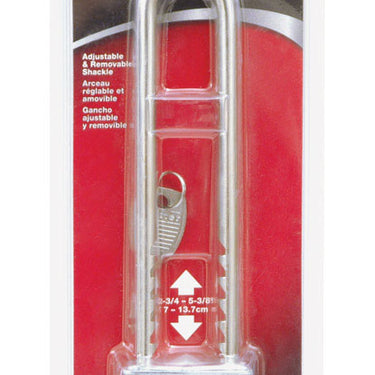 Master Lock 1-3/4 in. W Steel Warded Locking Warded Padlock