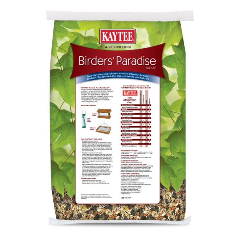 Load image into Gallery viewer, Kaytee Birders Paradise Songbird Black Oil Sunflower Seed Wild Bird Food 16 lb
