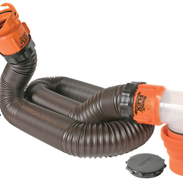 Camco RhinoFLEX RV Sewer Kit With Pre-Attached Fittings 1 pk