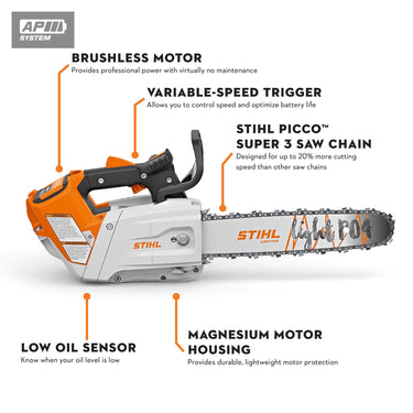 Stihl MSA 220 TC-O 16" Top Handle Electric Chainsaw (Bare Tool)