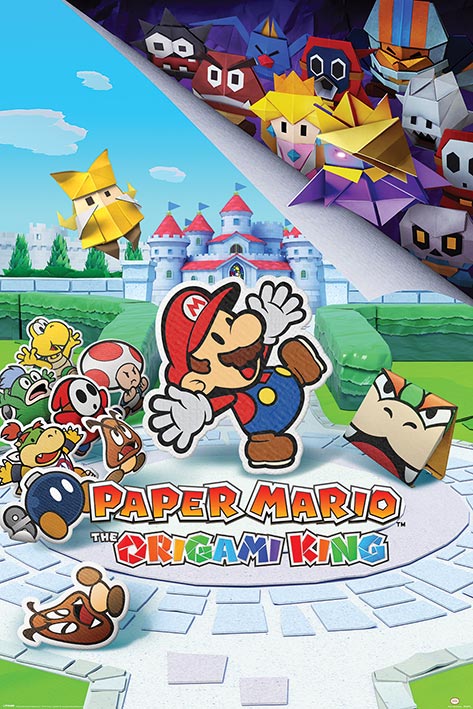 Paper Mario Origami King Poster