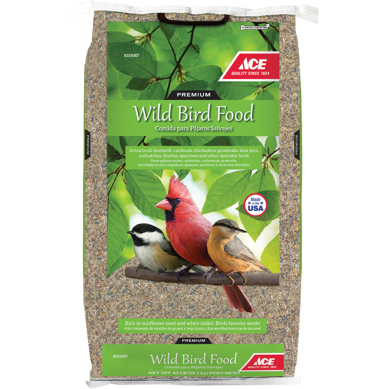 Load image into Gallery viewer, Ace Premium Songbird Grains Wild Bird Food 40 lb
