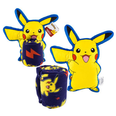 Pokémon Pikachu Character Hugger Pillow and Throw Set, 40x50"