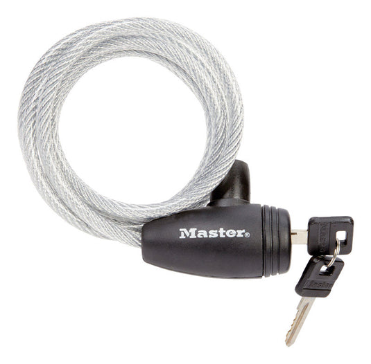 Master Lock 5/16 in. D X 60 in. L Vinyl Coated Steel Locking Cable