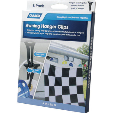 Camco RV Awning Hanger Clips 8 pk