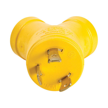 Camco 30 amps RV Generator Outlet Adapter 3 Prong 1 pk