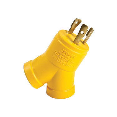 Camco 30 amps RV Generator Outlet Adapter 3 Prong 1 pk
