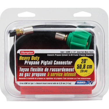 Camco 20 in. L Pigtail Propane Hose Connector 1 pk
