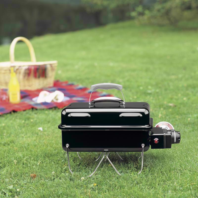 Load image into Gallery viewer, Weber Go-Anywhere 1 Burner Liquid Propane Grill Black
