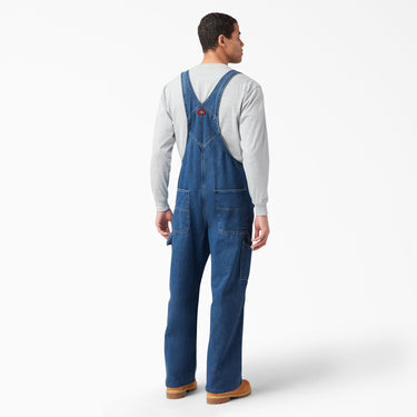Dickies Stonewashed Indigo Bib Overalls Size 44x32