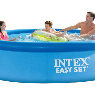 Intex 1018 gal Round Plastic Above Ground Pool 30 in. H X 10 ft. D