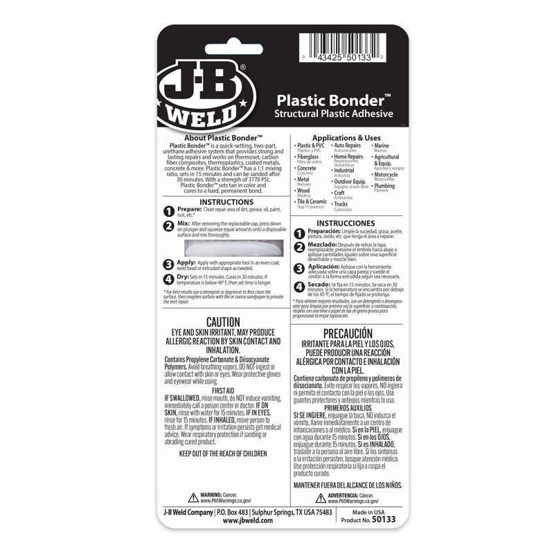 Load image into Gallery viewer, J-B Weld High Strength Plastic Bonder Liquid 0.85 oz
