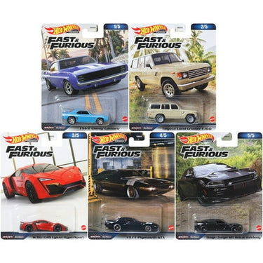 Hot Wheels 2023 Premium Fast & Furious (sold separately)