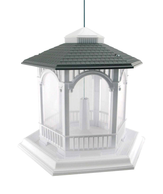 Load image into Gallery viewer, Audubon Wild Bird 10 lb Plastic Deluxe Gazebo Bird Feeder 6 ports
